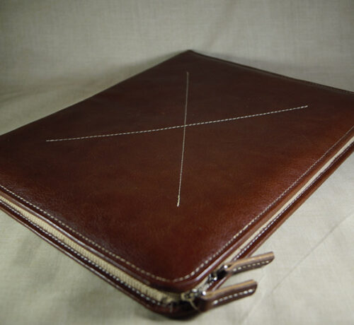 Carpeta de piel ejecutiva Vintage - Imagen 3