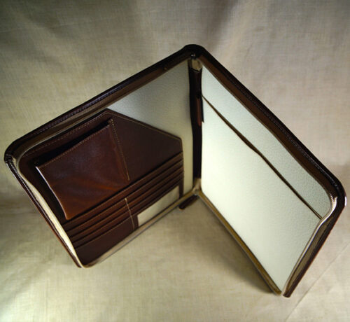 Carpeta de piel ejecutiva Vintage - Imagen 7
