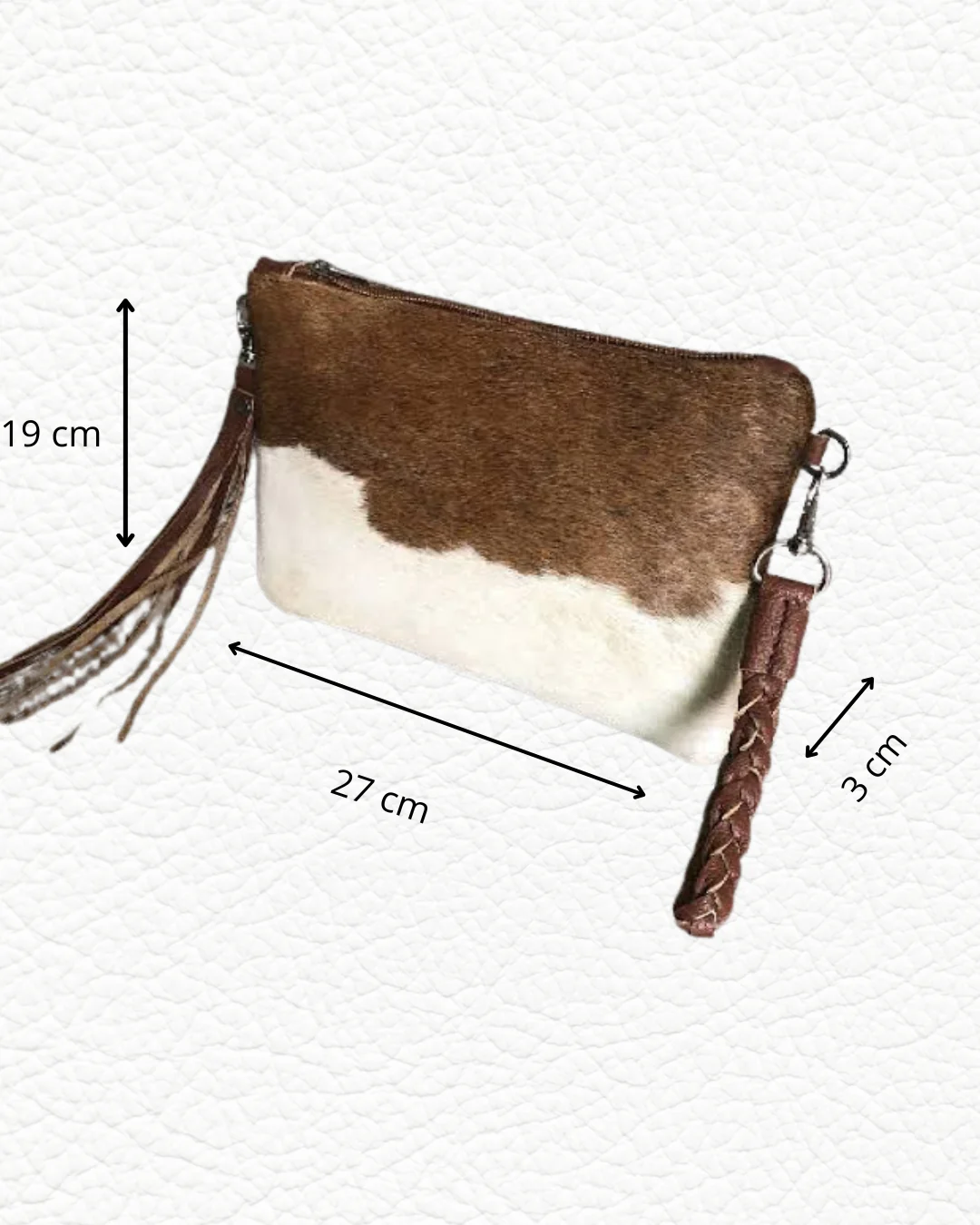 Bolso Clutch Textura Animal - Imagen 3