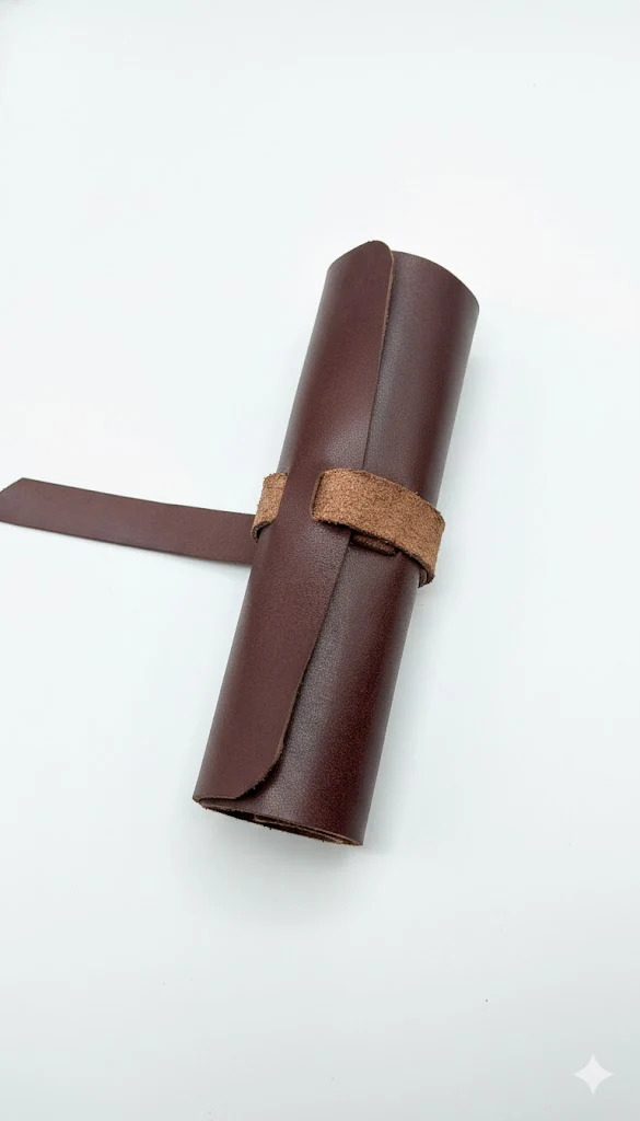 Lapicera de piel Vintage - Imagen 2